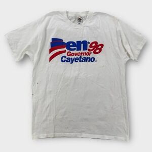 Vintage Ben Cayetano Shirt Mens XL Hawaii Politician Governor USA Tee 1998